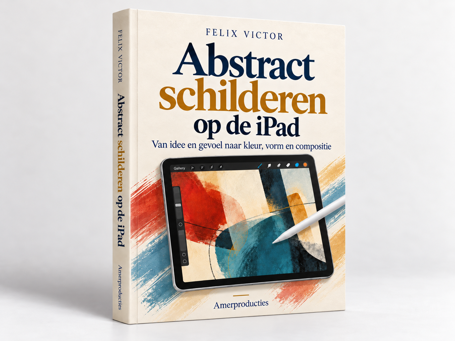 Abstract schilderen op de iPad