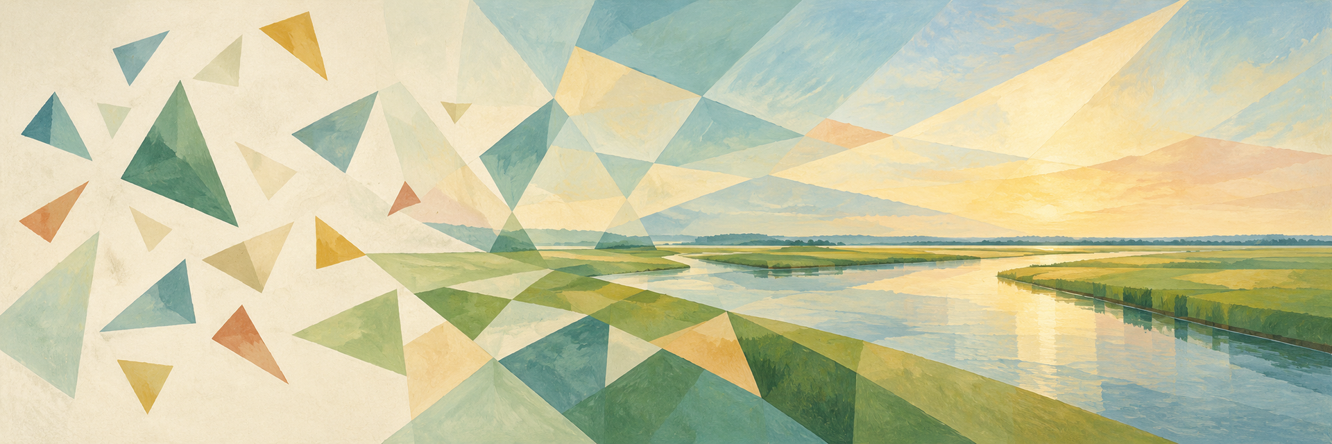 Van geometrie naar een Nederlands landschap